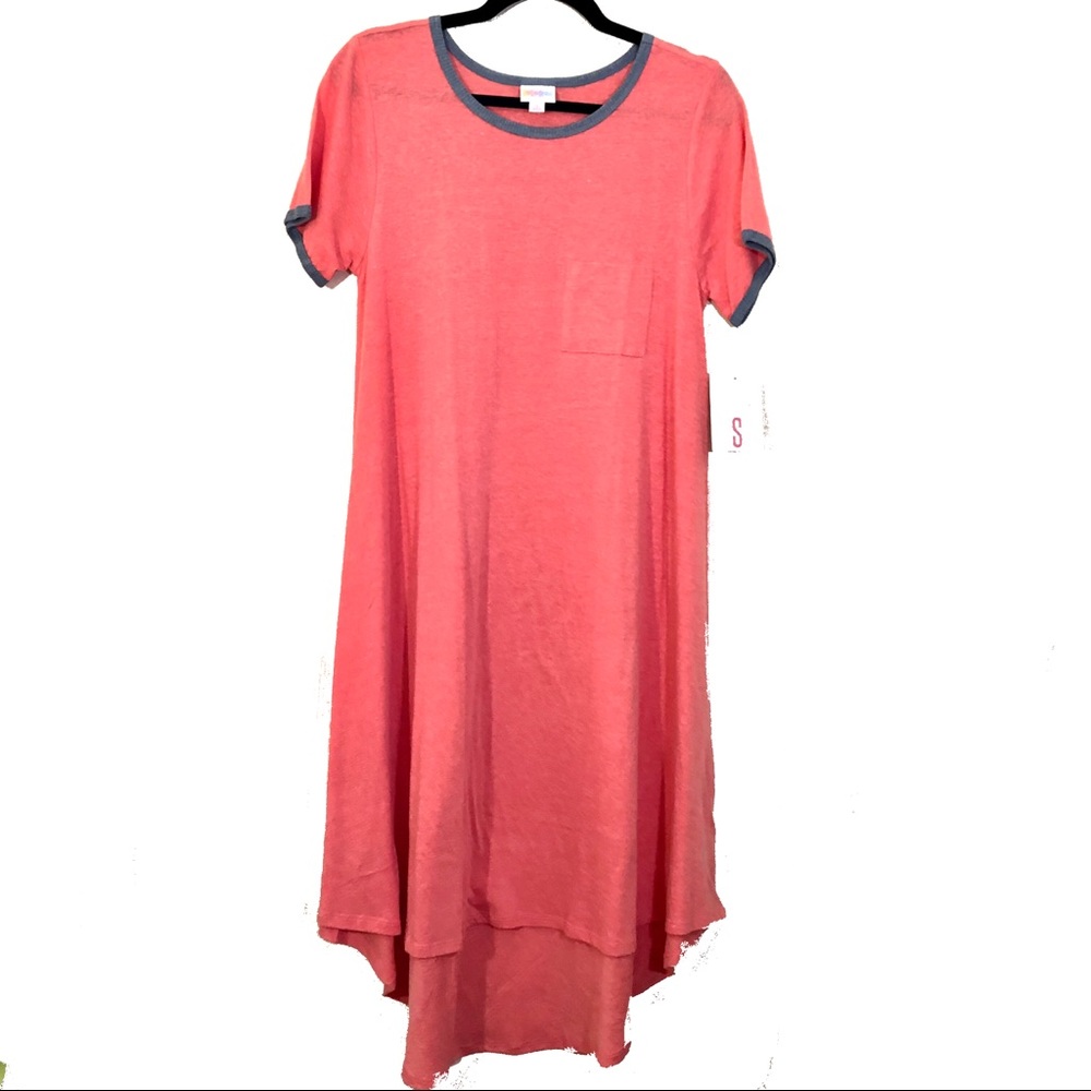 ‼️LAST CALL‼️Pink and Gray Hi/Lo Dress—Size S—NWT